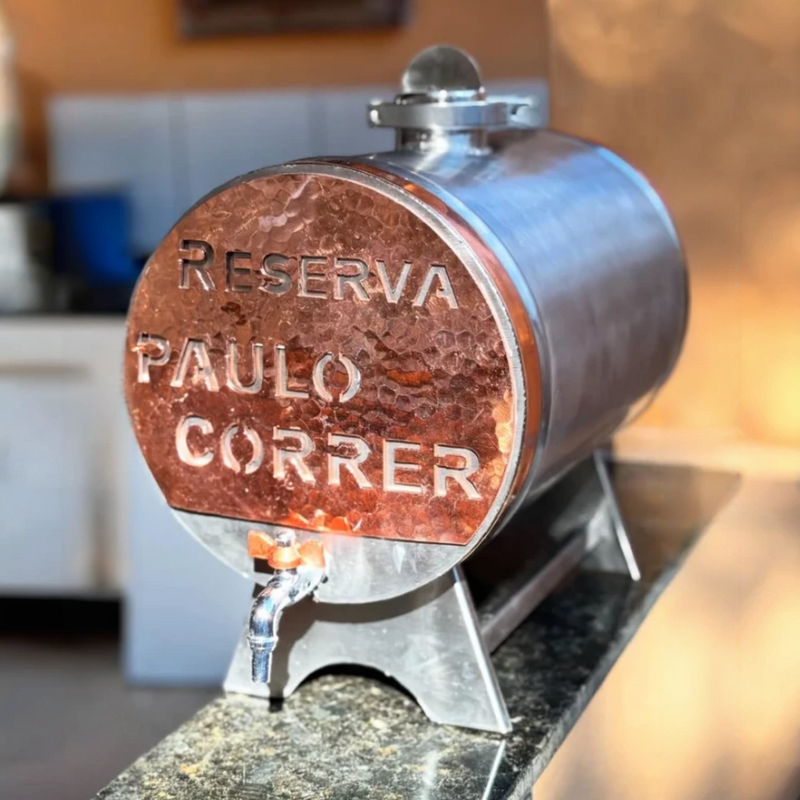 Barril de Cachaça Destilados Personalizado - Inox ou Cobre
